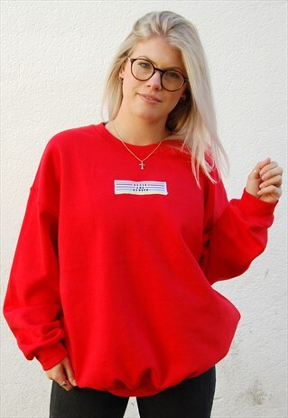 G&G UNISEX RED RAINBOW LINO SWEAT