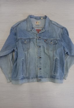 Levi Strauss & Co Denim Trucker Jacket Blue Multi 