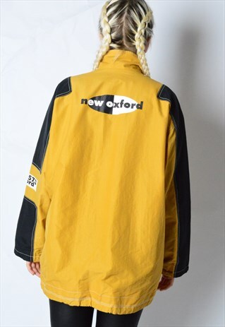 REIMA VINTAGE 90S MUSTARD YELLOW NEW OXFORD SHELL JACKET