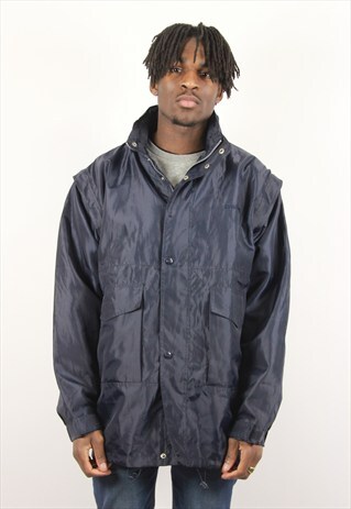 VINTAGE SPALDING NAVY JACKET