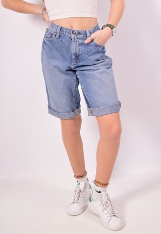 VINTAGE TOMMY HILFIGER DENIM SHORTS BLUE