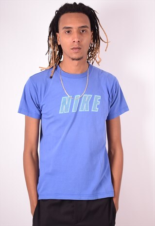 NIKE MENS VINTAGE T-SHIRT TOP XL PURPLE 90S