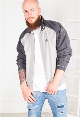 VINTAGE 80'S USA ADIDAS SHELL JACKET / S0479