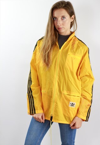 YELLOW FESTIVAL JACKET ADIDAS JACKET SHELL JACKET
