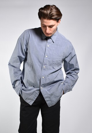 2009 STONE ISLAND DENIMS PINSTRIPE SHIRT