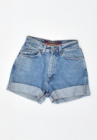 VINTAGE 90'S DENIM SHORTS BLUE