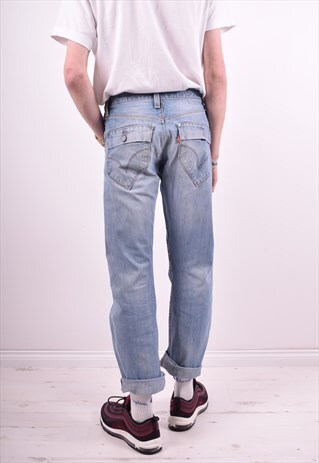 LEVI'S MENS VINTAGE JEANS W30 L31 BLUE 90'S