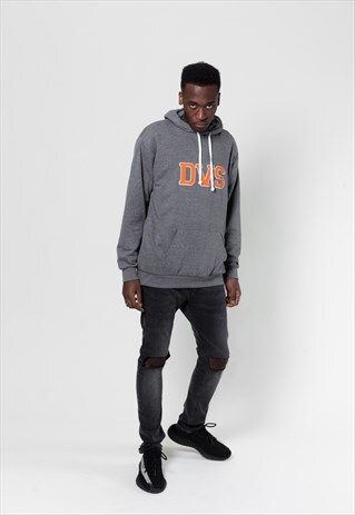 VARSITY SLIM FIT OVERSIZED ROSE HOODIE