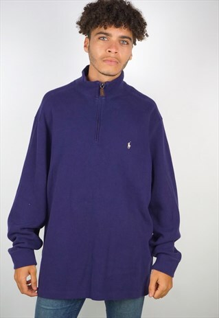 VINTAGE 90'S POLO RALPH LAUREN 1/4 ZIP SWEATSHIRT