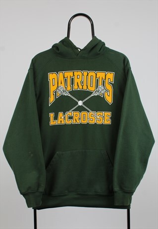 VINTAGE GREEN PATRIOTS LACROSSE HOODIE