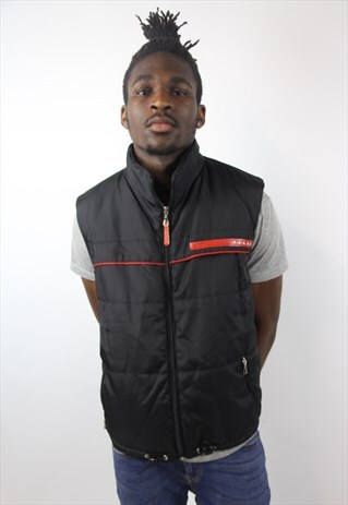 VINTAGE PRADA BLACK 90S PADDED JACKET