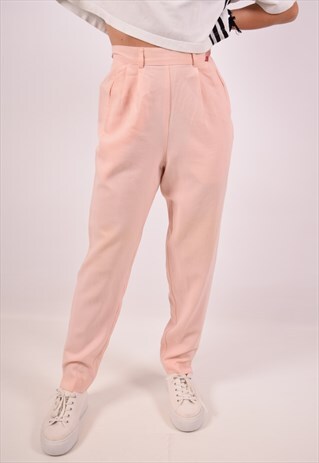 VINTAGE BENETTON HIGH WAIST TROUSERS PINK