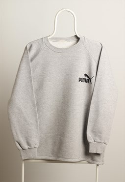 Vintage Puma Crewneck Sweatshirt Grey