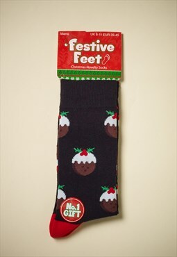 Christmas Pudding Socks 
