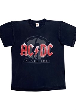 AC/DC Black Ice Black T-Shirt (2008) L