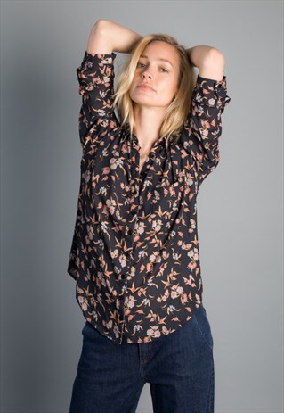 WAVONA ECOFRIENDLY PRINTED SHIRT WITH 3/4 LENGTH SLEEVES