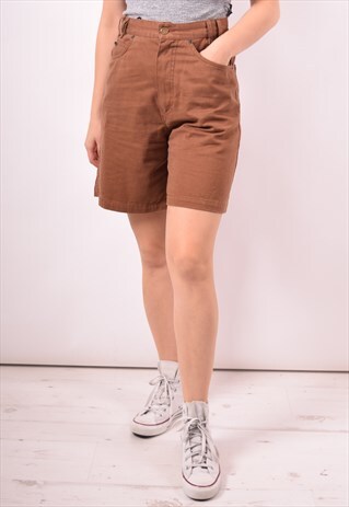 WOMENS VINTAGE SHORTS W29 BROWN 90S