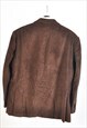 VINTAGE 90S BROWN CORDUROY BLAZER