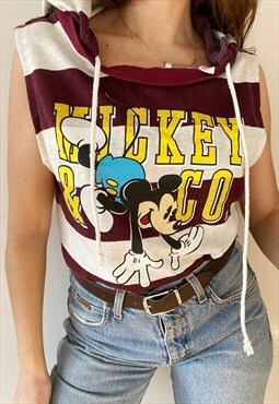 Vintage 80s Disney Mickey sleeveless sweatshirt jumper