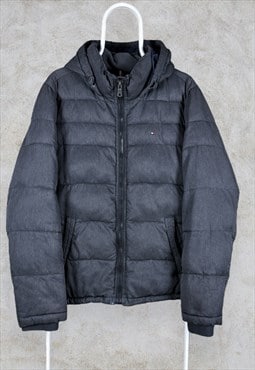 Tommy Hilfiger Puffer Jacket Grey Men's Small