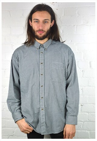 VINTAGE 90'S DOG TOOTH SHIRT