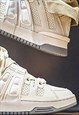 SKATER SHOES RETRO CHUNKY SOLE TRAINERS CLASSIC HIGH TOPS 