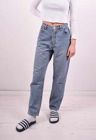 CALVIN KLEIN WOMENS VINTAGE JEANS W31 L29 BLUE 90'S
