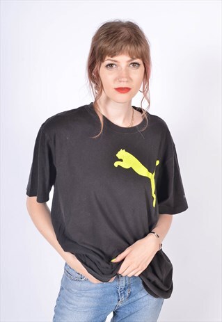 VINTAGE PUMA T-SHIRT BLACK
