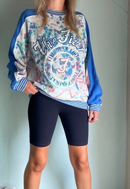 Vintage The First Motif Tie Dye Sweatshirt