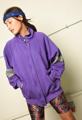 VINTAGE 90S RETRO SPORTS SLOUCHY SWEATSHIRT JUMPER