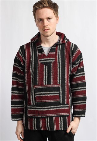 VINTAGE BAJA MEXICAN HOODIE