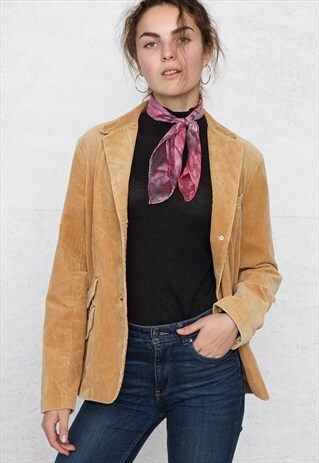 VINTAGE BROWN RALPH LAUREN CORDUROY BLAZER JACKET
