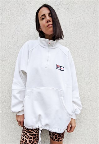 VINTAGE FILA HALF ZIP SWEATSHIRT