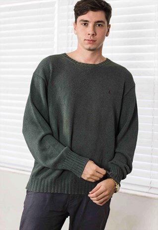 VINTAGE RALPH LAUREN SWEATER JUMPER LOGO 90S L 23.5