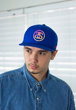 NEW STUSSY BASEBALL CAP HAT LOGO 90S X 3.6