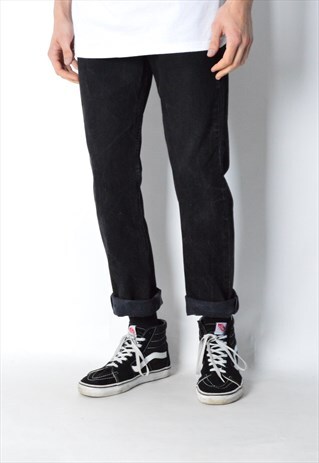 VINTAGE 90S BLACK LEVIS 501 JEANS