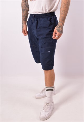 VINTAGE NIKE SHORTS NAVY BLUE