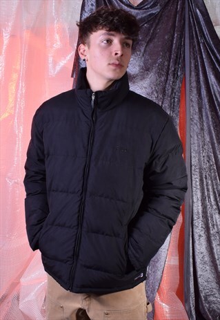 VINTAGE FILA BLACK PUFFA COAT