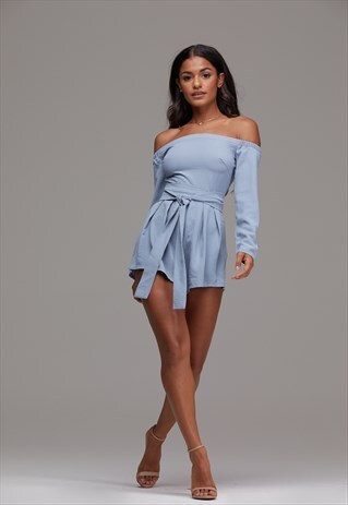 STYLISH ROMPER IN BLUE