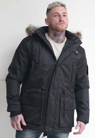 MILO PARKA JACKET BLACK