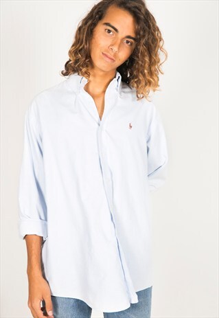 VINTAGE 80S POLO RALPH LAUREN SHIRT / R4110C408
