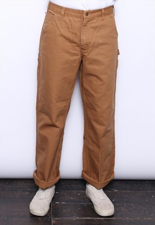 VINTAGE CARHARTT DUCK CANVAS DUNGAREE FIT WORK PANT