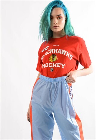RETRO REEBOK BLACKHAWKS HOCKEY TEE