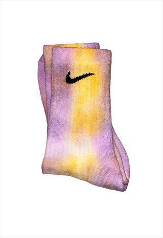 Nike custom tie dye socks - LA sky unisex 5-8 U.K