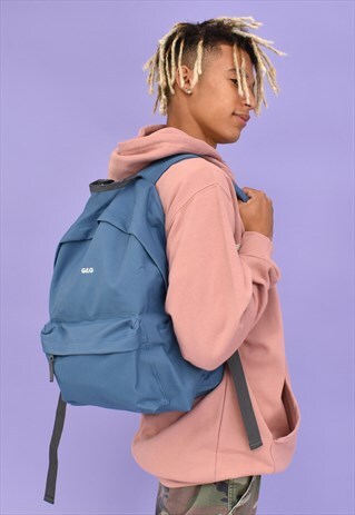 G&G UNISEX INDIGO SIMPLE RUCKSACK