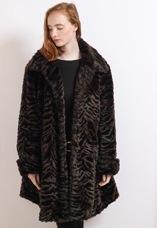 VINTAGE FAUX FUR JACKET