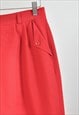 VINTAGE 90S SKIRT IN CHERRY RED