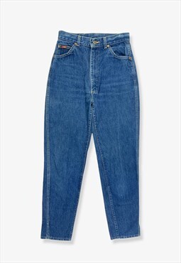 Vintage LEE High Rise Split Hem Mom Jeans W26 L27 BV13123