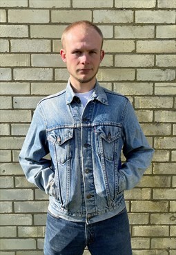 Vintage 1990s Blue Levi's Button Up Denim Jacket
