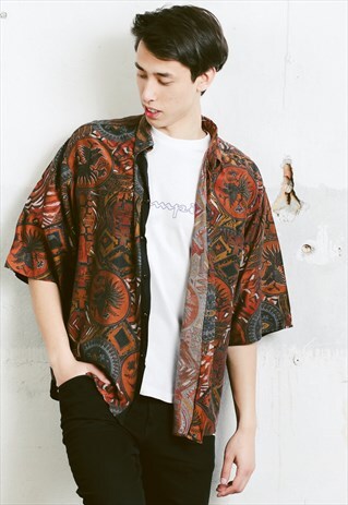 VINTAGE 90S PATTERNED SHIRT
